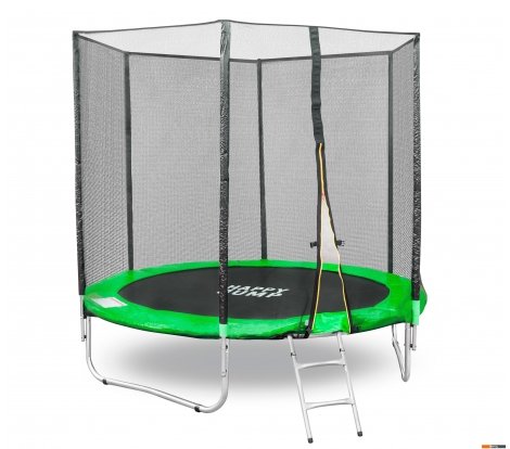  - Батуты Happy Jump 8ft Pro 252 см с внешней сеткой и лестницей - 8ft Pro 252 см с внешней сеткой и лестницей