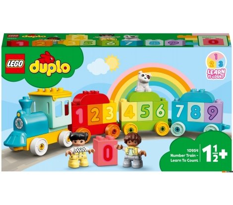  - Конструкторы LEGO Duplo 10954 Поезд с цифрами — учимся считать - Duplo 10954 Поезд с цифрами — учимся считать