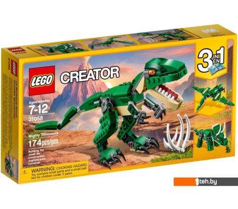  - Конструкторы LEGO Creator 31058 Грозный динозавр - Creator 31058 Грозный динозавр