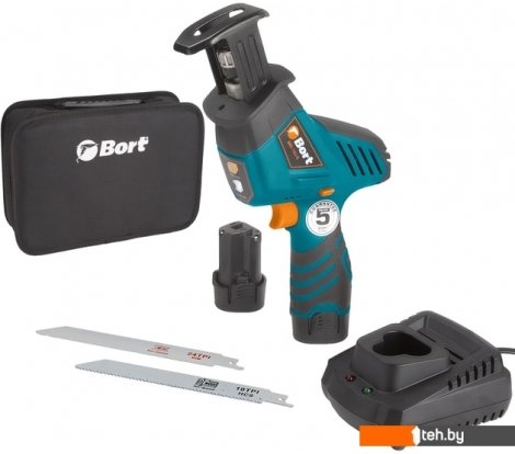  - Электропилы Bort BRS-12LI-G 93410167 (с 2-мя АКБ, кейс) - BRS-12LI-G 93410167 (с 2-мя АКБ, кейс)