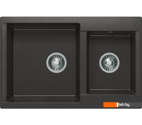  - Кухонные мойки Polygran Brig-772 (черный 16) - Brig-772 (черный 16)