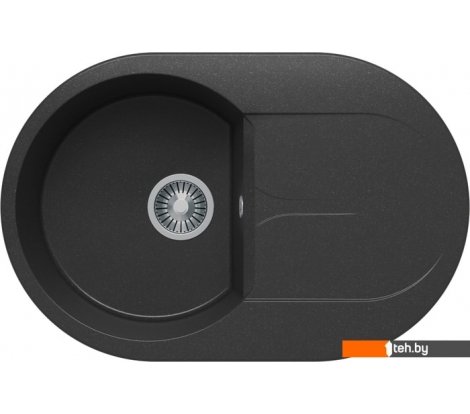  - Кухонные мойки Polygran Atol-760 (черный 16) - Atol-760 (черный 16)