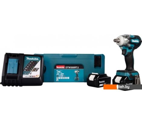  - Шуруповерты, гайковерты, электроотвертки Makita DTW300RTJ (с 2-мя АКБ) - DTW300RTJ (с 2-мя АКБ)