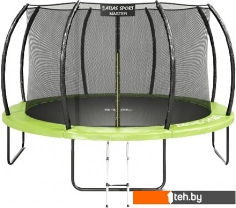  - Батуты Atlas Sport 374 см - 12ft Master (с лестницей, зеленый) - 374 см - 12ft Master (с лестницей, зеленый)