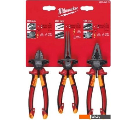  - Наборы инструментов Milwaukee 4932464575 (3 предмета) - 4932464575 (3 предмета)