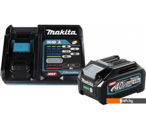 - Аккумуляторы и зарядные устройства для инструмента Makita DC40RA + BL4040 191J67-0 (40В/4 Ah + 40В) - DC40RA + BL4040 191J67-0 (40В/4 Ah + 40В)