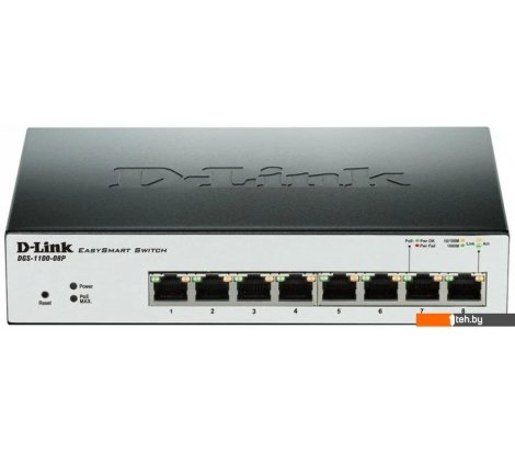  - Коммутаторы D-Link DGS-1100-08PLV2/A1A - DGS-1100-08PLV2/A1A