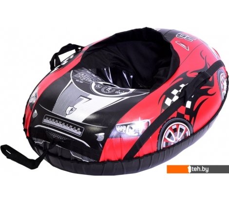  - Санки Тяни-Толкай Машинка Comfort со спинкой (красный) - Машинка Comfort со спинкой (красный)