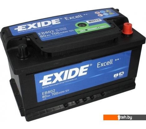  - Автомобильные аккумуляторы Exide Excell EB802 (80 А/ч) - Excell EB802 (80 А/ч)