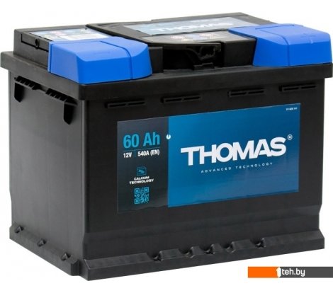  - Автомобильные аккумуляторы Thomas R (60 А·ч) - R (60 А·ч)