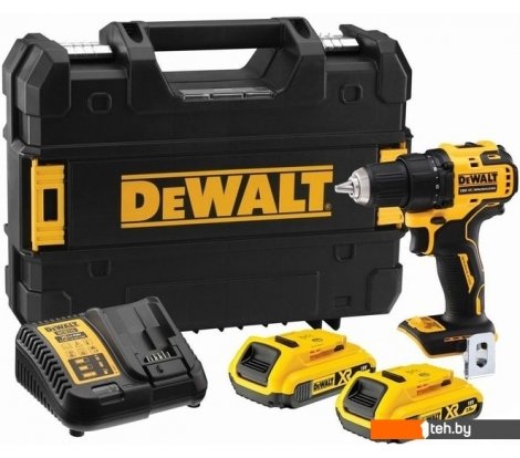  - Шуруповерты, гайковерты, электроотвертки DeWalt DCD708D2T-QW (с 2-мя АКБ, кейс) - DCD708D2T-QW (с 2-мя АКБ, кейс)