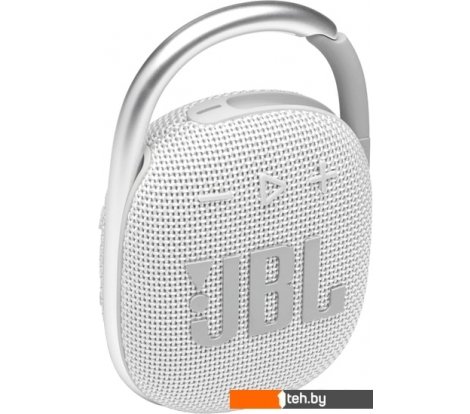  - Беспроводные и портативные колонки JBL Clip 4 (белый) - Clip 4 (белый)