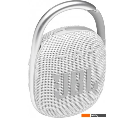  - Беспроводные и портативные колонки JBL Clip 4 (белый) - Clip 4 (белый)