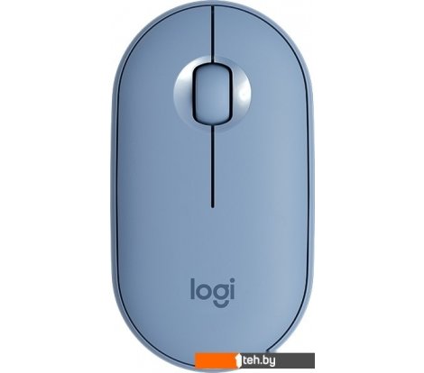  - Мыши Logitech M350 Pebble (голубой) - M350 Pebble (голубой)