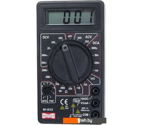  - Мультиметры, токовые клещи, индикаторные отвертки Mastech M832 - M832