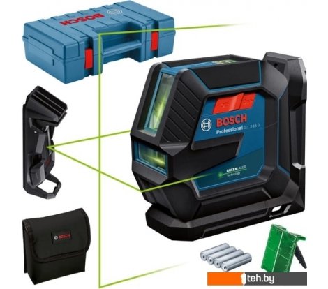 - Лазерные нивелиры Bosch GLL 2-15 G Professional 0601063W02 (LB 10 + DK 10, кейс) - GLL 2-15 G Professional 0601063W02 (LB 10 + DK 10, кейс)
