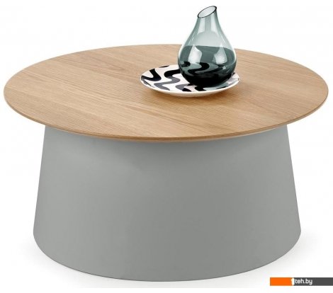  - Журнальные столики и столы-трансформеры Halmar Azurra 69x33 (натуральный/серый) - Azurra 69x33 (натуральный/серый)