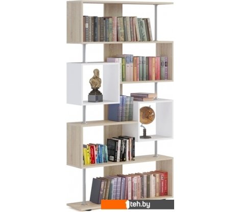  - Полки, стеллажи, системы хранения Сокол СТ-2 (дуб сонома, белый) - СТ-2 (дуб сонома, белый)