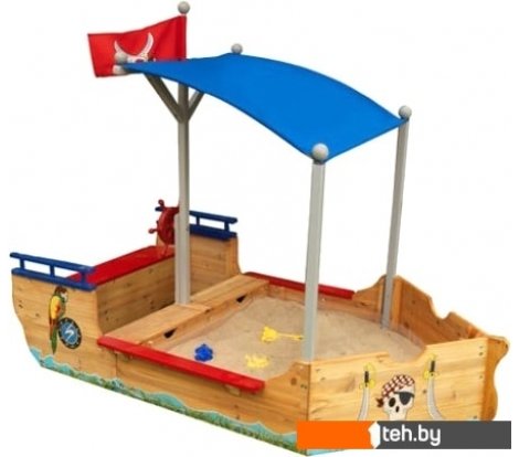  - Детские спортивные комплексы и игровые площадки KidKraft Пиратская лодка 00128-KE - Пиратская лодка 00128-KE