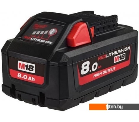  - Аккумуляторы и зарядные устройства для инструмента Milwaukee M18 HB8 4932471070 (18В/8 Ah) - M18 HB8 4932471070 (18В/8 Ah)