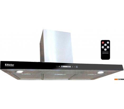  - Вытяжки Backer CH90E-TGL200 SSBK Glass - CH90E-TGL200 SSBK Glass