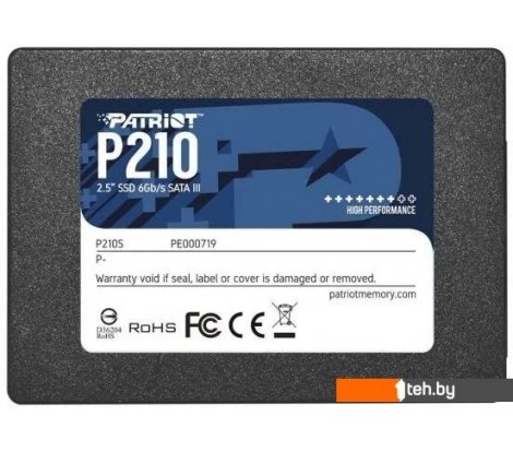  - SSD Patriot P210 2TB P210S2TB25 - P210 2TB P210S2TB25