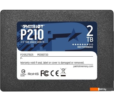 - SSD Patriot P210 2TB P210S2TB25 - P210 2TB P210S2TB25
