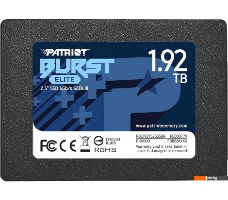 - SSD Patriot Burst Elite 1.92TB PBE192TS25SSDR - Burst Elite 1.92TB PBE192TS25SSDR