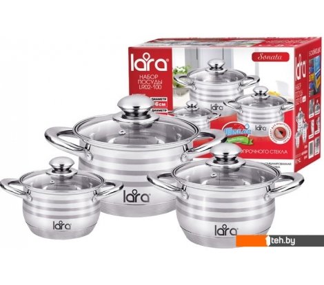 - Кастрюли Lara LR02-100 - LR02-100