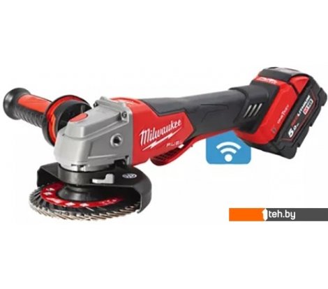  - Угловые шлифмашины (болгарки) Milwaukee M18 ONEFSAG 125XPDB-502X Fuel 4933478435 (с 2-мя АКБ) - M18 ONEFSAG 125XPDB-502X Fuel 4933478435 (с 2-мя АКБ)