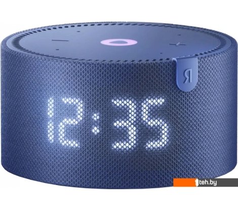 - Беспроводные и портативные колонки Яндекс Станция Мини 2 с часами (синий сапфир) - Станция Мини 2 с часами (синий сапфир)