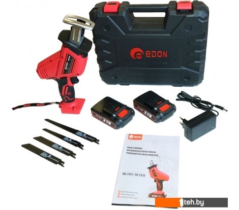  - Циркулярные, торцовочные и сабельные пилы Edon AD-21FJ (с 2-мя АКБ, кейс) - AD-21FJ (с 2-мя АКБ, кейс)