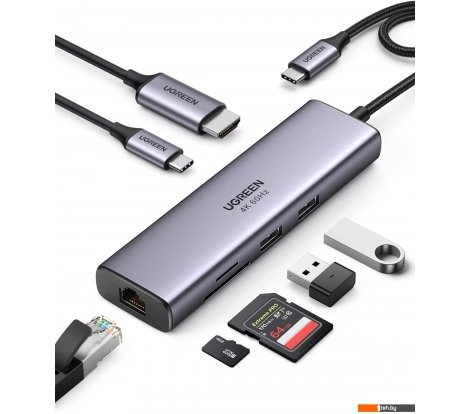  - USB-хабы и док-станции Ugreen CM512 60515 - CM512 60515