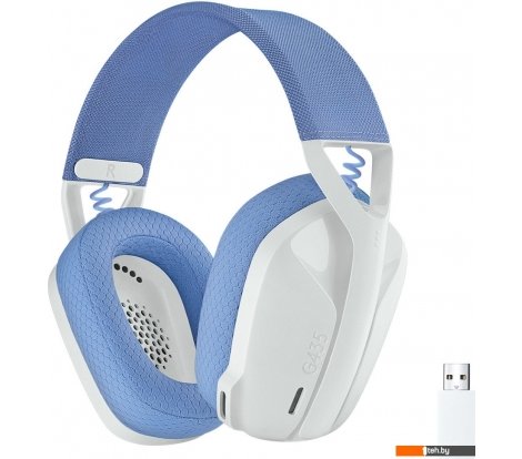  - Наушники и гарнитуры Logitech G435 Lightspeed (белый/сиреневый) - G435 Lightspeed (белый/сиреневый)
