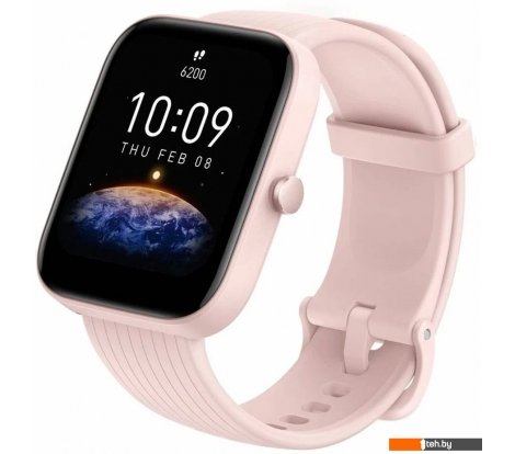  - Умные часы и браслеты Amazfit Bip 3 Pro (розовый) - Bip 3 Pro (розовый)