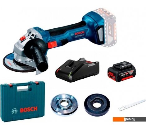  - Угловые шлифмашины (болгарки) Bosch GWS 180-LI Professional 06019H9025 (с 1-им АКБ, кейс) - GWS 180-LI Professional 06019H9025 (с 1-им АКБ, кейс)