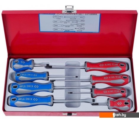  - Наборы инструментов King Tony 33108MR (8 предметов) - 33108MR (8 предметов)