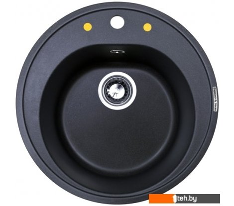  - Кухонные мойки Zigmund & Shtain Kreis 505 (темная скала) - Kreis 505 (темная скала)