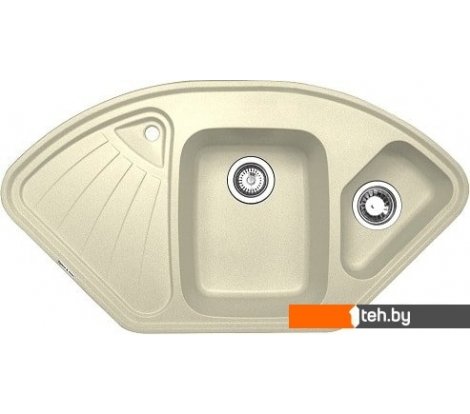  - Кухонные мойки Zigmund & Shtain ECKIG 1000.2 (молодое шампанское) - ECKIG 1000.2 (молодое шампанское)