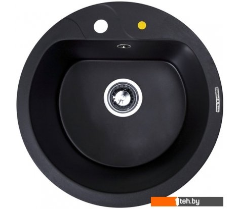  - Кухонные мойки Zigmund & Shtain Kreis 505F (черный базальт) - Kreis 505F (черный базальт)