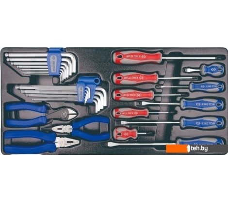  - Наборы инструментов King Tony 9-90129CR (29 предметов) - 9-90129CR (29 предметов)