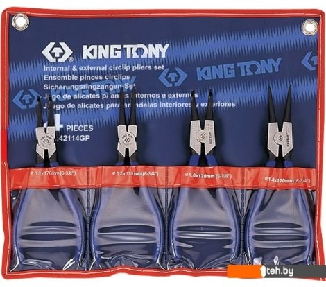  - Наборы инструментов King Tony 42114GP (4 предмета) - 42114GP (4 предмета)