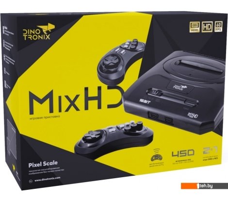  - Игровые приставки Dinotronix MixHD ZD-10 (2 геймпада, 450 игр) - MixHD ZD-10 (2 геймпада, 450 игр)