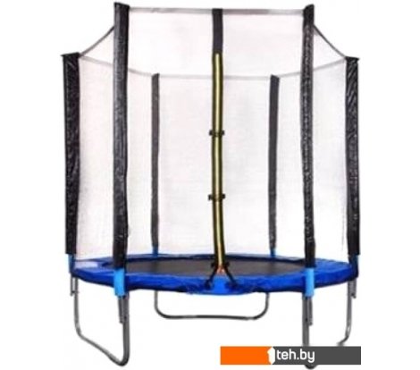  - Батуты Atlas Sport 140 см - 4.5ft (внешняя сетка, синий) - 140 см - 4.5ft (внешняя сетка, синий)