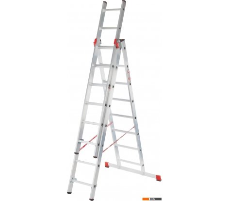  - Лестницы и стремянки Новая высота NV 323 трёхсекционная профессиональная 3x8 ступеней - NV 323 трёхсекционная профессиональная 3x8 ступеней