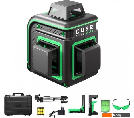  - Лазерные нивелиры ADA Instruments Cube 3-360 Green Ultimate Edition A00569 - Cube 3-360 Green Ultimate Edition A00569