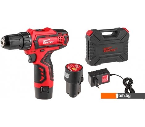  - Шуруповерты, гайковерты, электроотвертки Wortex BD 1215-1 Li BD12151Li10029 (с 2-мя АКБ, кейс) - BD 1215-1 Li BD12151Li10029 (с 2-мя АКБ, кейс)