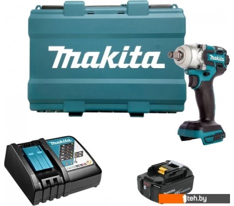  - Шуруповерты, гайковерты, электроотвертки Makita DTW285RTK (с 1-им АКБ, кейс) - DTW285RTK (с 1-им АКБ, кейс)