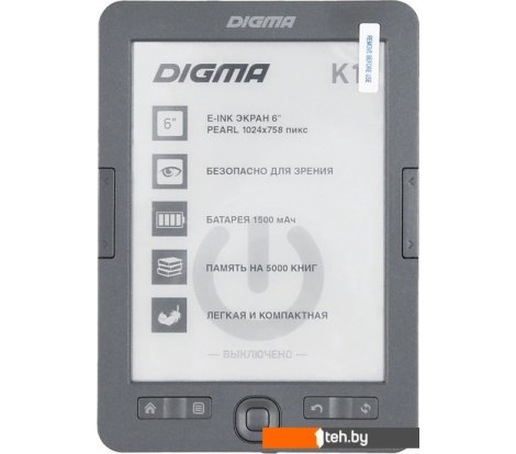 - Электронные книги Digma K1 - K1