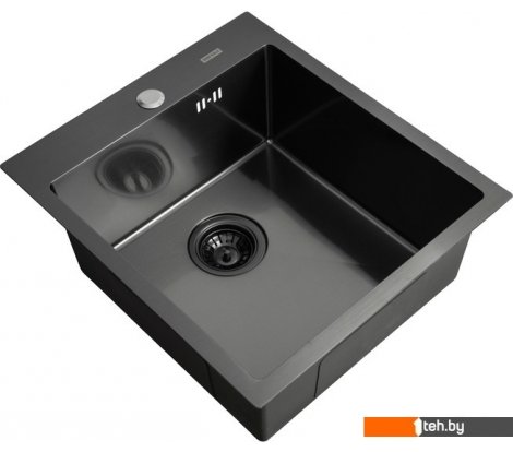 - Кухонные мойки ARFEKA AF 450*505 Black PVD Nano - AF 450*505 Black PVD Nano